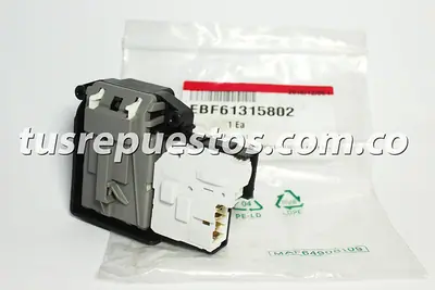 Switch tapa lavadora LG Ref EBF61315802