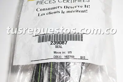 Felpa para tina Secadora Whirlpool Ref. 239087